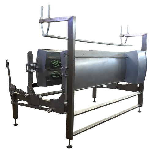 Plucker machine for automatically defeathering chicken carcasses