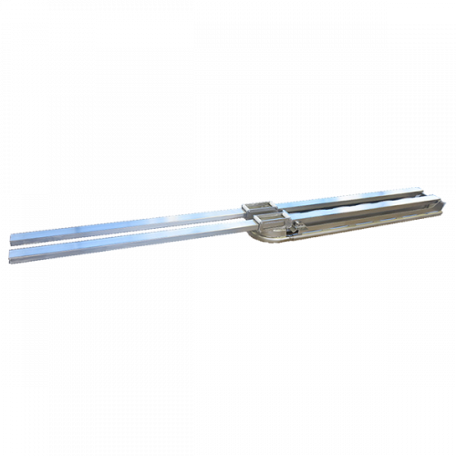 Pneumatic Line Tensioner for overhead conveyors in poultry processing plants